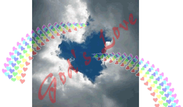 Cloud Heart Rainbow